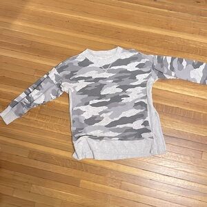 Aerie Gray Camo Sweatshirt
